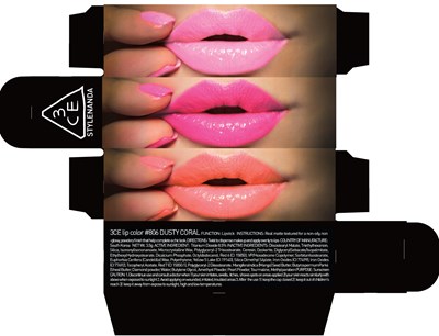 Image Of Carton (3ce Lip Color 806 Dusty Coral Carton)